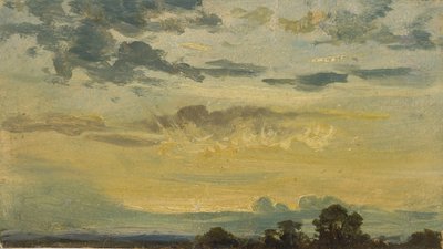 Summer Sunset by John Constable